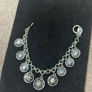 Silver tone bracelet